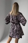 COCO zebra mintás szatén hálóruha szett 