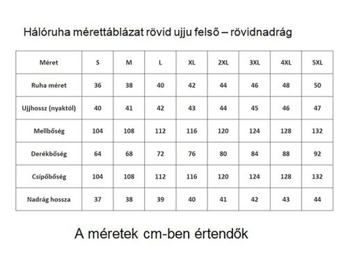COCO fehér mintás szatén hálóruha short szett