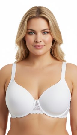 Fehér szivacsos T-shirt melltartó