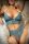Teal csipkés bralette szett