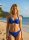 NATASHA királykék merevítős bikini felső