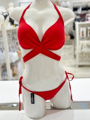 Ulla piros bikini felső