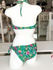 Tropical print bikini szett