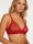Piros tüll merevítő nélküli bralette