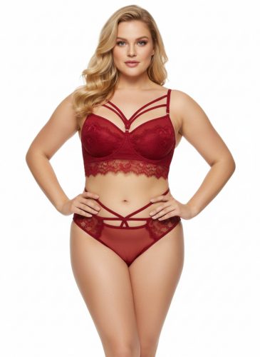 Donna csipkés merevítős szett