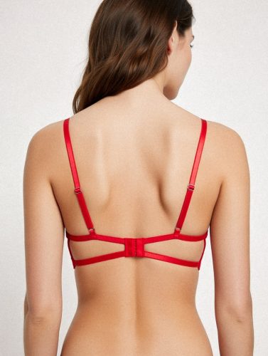 Daisy piros csipkés melltartó