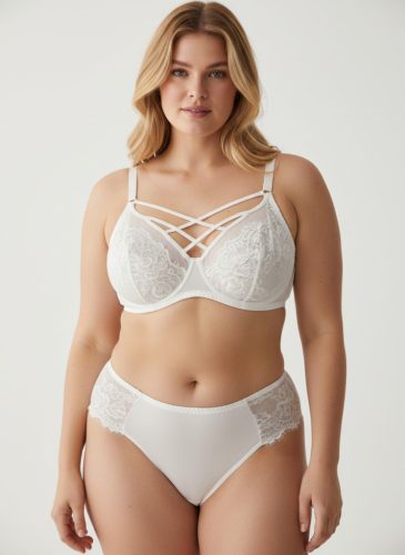 Zinnia csipkés plus size szett