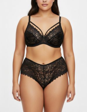 Elle csipkés plus size szett