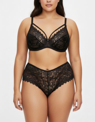 Elle csipkés plus size szett