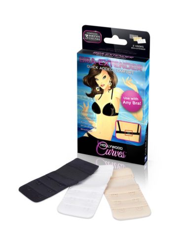 Melltartópánt-hosszabító, 2-kapcsos - 3db