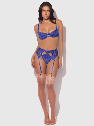 Harlow csipkés szett magasított bugyival