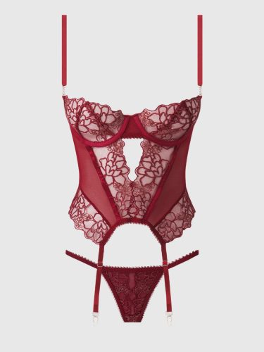 Eden hímzett fűző szett