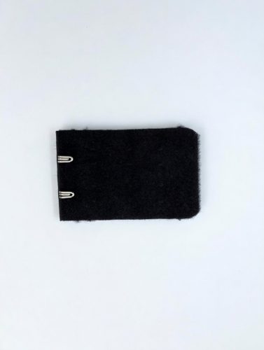 Fekete melltartópánt hosszabbító 2 kapcsos