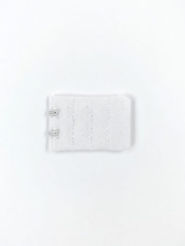 Fehér melltartópánt hosszabbító 2 kapcsos