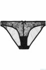 Idalia fekete, csipkével díszített női alsó