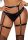 Wetlook o-ring garter harness
