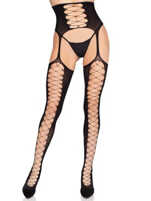 Pántokkal díszített harisnyatartós harisnya