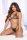 Strasszos necc bikini top g-string tangával