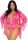 Csipkés plus size teddy & kimonó szett