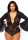 LA89227-BLK-Fekete színű  csipkés body