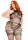 Csipkével diszitett necc plus size testharisnya