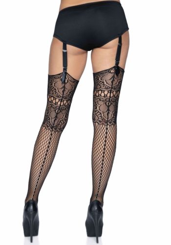 Necc harisnya csipkemintás felsőrésszel