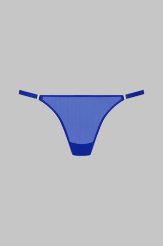 Exkluzív neon kék tanga