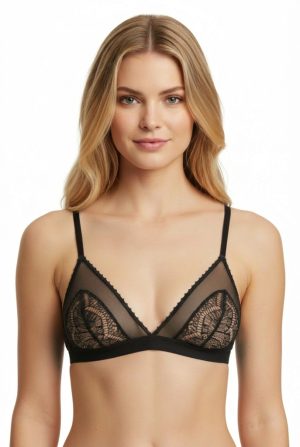 MC szempilla csipkés háromszög melltartó