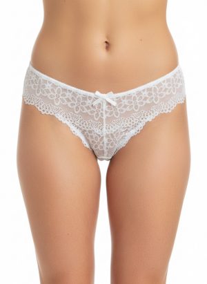 Daisy fehér csipkés tanga