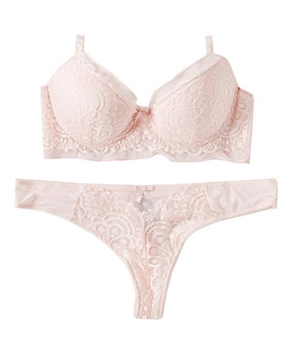 P126485-PNK-Csipkés tanga