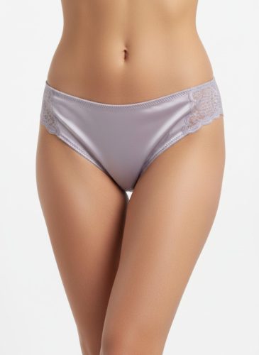 Saucey pasztell lila szatén tanga