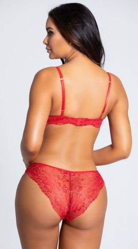 Flirty csipkés arany szálas bikini bugyi