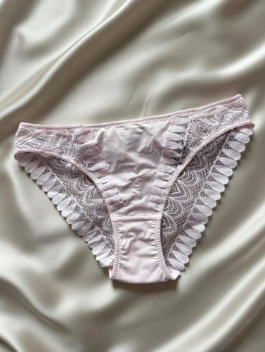 M ring rózsaszín csipkés bikini bugyi