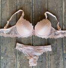 Back too testszínű csipkés brazil tanga