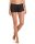 Frill fekete szatén short