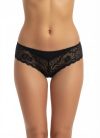 Crossed fekete csipkés boyshort