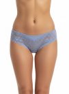 Crossed pasztell kék csipkés boyshort