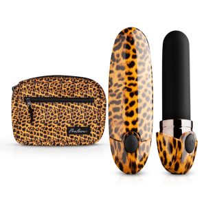 Leopard rúzs masszírozó készlet övtáskával