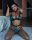 Flirty szatén hatású bralette szett