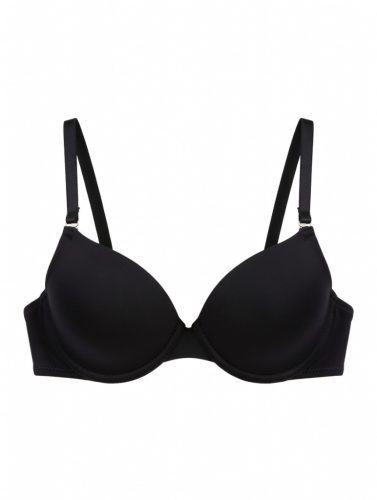 Jeanne szivacsos fényes anyagú FIT melltartó