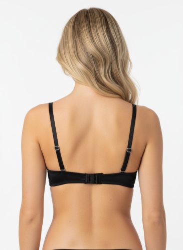 Jeanne szivacsos fényes anyagú FIT melltartó