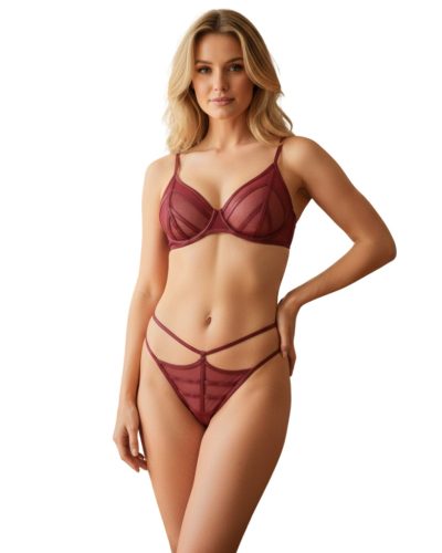 HELENA tüll betétes melltartó szett