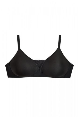 Csipkével díszített merevítő nélküli plus size melltartó