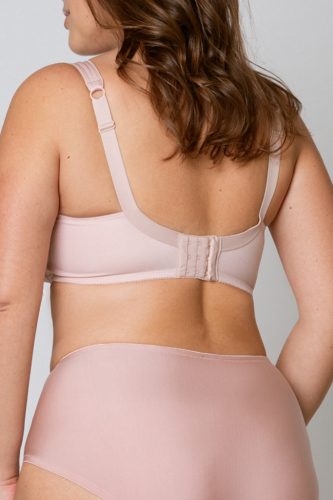 Rose szivacs nélküli csipkés plus size melltartó