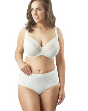 Ivory színű szivacs nélküli csipkés melltartó