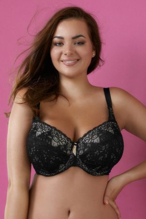 Exkluzív csipkés T-fit plus size melltartó