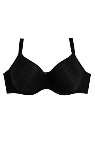 Perfect fit csíkos mintás plus size melltartó