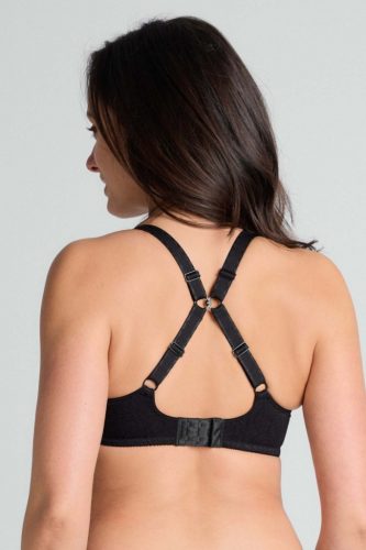 Fekete ferfect-fit flexibilis melltartó