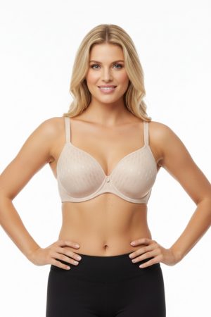 Rose színű mélyen dekoltált flexibilis melltartó