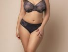 Kék luxus csipkés plus size bugyi